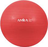 Μπάλα Γυμναστικής AMILA GYMBALL 75cm Κόκκινη Bulk