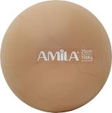 Μπάλα Γυμναστικής AMILA Pilates Ball 25cm Χρυσή Bulk