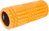 AMILA Foam Roller Plexus Φ14x33cm Πορτοκαλί/Μαύρο