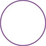 Χούλα-Χουπ HQ 60cm - Φ19mm - 230gr, Μωβ