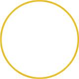 Χούλα-Χουπ HQ 60cm - Φ19mm - 230gr, Κίτρινο