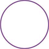 Χούλα-Χουπ HQ 70cm - Φ19mm - 280gr, Μωβ