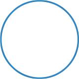 Χούλα Χουπ HQ 80cm - Φ19mm - 330gr, Μπλε
