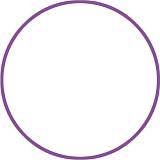 Χούλα Χουπ HQ 80cm - Φ19mm - 330gr, Μωβ