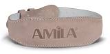 Ζώνη Άρσης Βαρών AMILA Δερμάτινη Μπεζ A Quality L