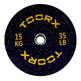 Ολυμπιακός Δίσκος Bumper Crumb 15kg 45cm Toorx