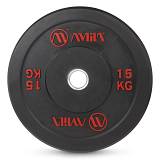 Δίσκος AMILA Black R Bumper Slim 50mm 15Kg