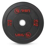 Δίσκος AMILA Black R Bumper Slim 50mm 25Kg