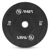 Δίσκος AMILA Black W Bumper Slim 50mm 5Kg