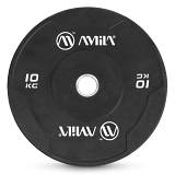Δίσκος AMILA Black W Bumper Slim 50mm 10Kg