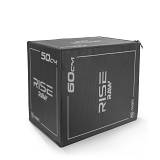 Πλειομετρικό Κουτί Plyo Box Raw Rise 40x50x60 cm - Μαύρο