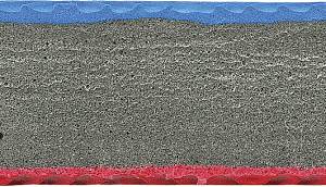 Δάπεδο Προστασίας EVA Διαμάντι 100x100cm 2,5cm Κόκκινο-Γκρι-Μπλε