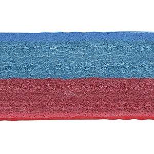 Δάπεδο Προστασίας EVA Πλέξη 100x100cm 2cm Κόκκινο-Μπλε
