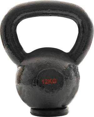 AMILA Kettlebell Cast Iron Rubber Base 12Kg