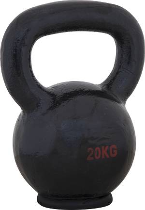 AMILA Kettlebell Cast Iron Rubber Base 20Kg