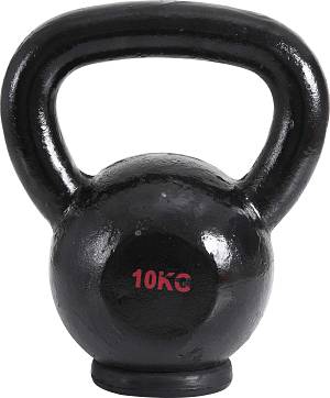 AMILA Kettlebell Cast Iron Rubber Base 10Kg