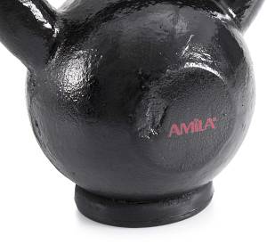 AMILA Kettlebell Cast Iron Rubber Base 10Kg