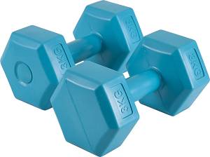 Αλτήρας Εξάγωνος Plastic Series 3,00Kg (Ζευγάρι)