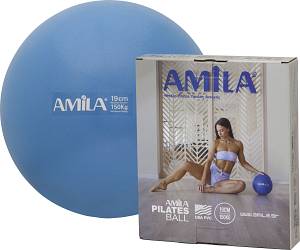 Μπάλα Γυμναστικής AMILA Pilates Ball 19 cm Μπλε