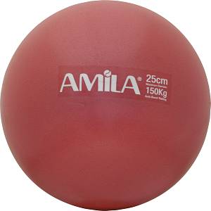 Μπάλα Γυμναστικής AMILA Pilates Ball 25cm Κόκκινη