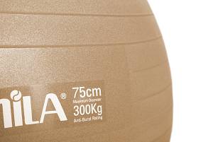 Μπάλα Γυμναστικής AMILA GYMBALL 75cm Χρυσή Bulk