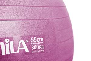 Μπάλα Γυμναστικής AMILA GYMBALL 55cm Ροζ Bulk