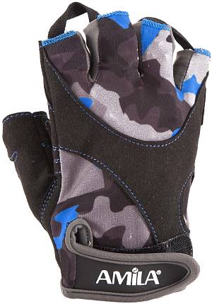 Γάντια Άρσης Βαρών AMILA Amara Lycra CamoBlue M