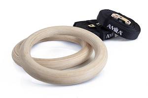 Κρίκοι γυμναστικής AMILA WOOD Gymnastics Rings