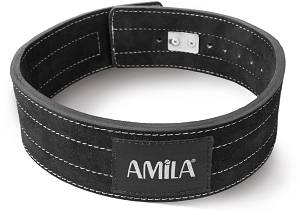 Ζώνη Άρσης Βαρών με Κλιπ AMILA Power Lifting S