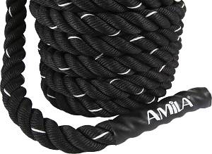 Σχοινί Προπόνησης Crossfit AMILA Battle Rope NS 9m