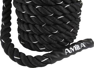 Σχοινί Προπόνησης Crossfit AMILA Battle Rope NS 15m