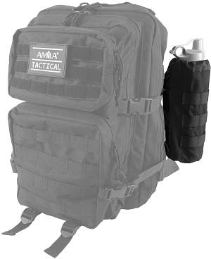 Θήκη Μπουκαλιού Μαύρη AMILA Tactical