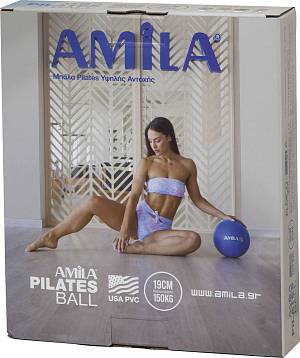 Μπάλα Γυμναστικής AMILA Pilates Ball 19cm Χρυσή