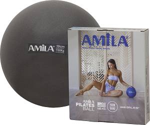 Μπάλα Γυμναστικής AMILA Pilates Ball 19cm Μαύρη