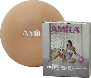 Μπάλα Γυμναστικής AMILA Pilates Ball 25cm Χρυσή