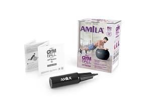 Μπάλα Γυμναστικής AMILA GYMBALL 55cm Μαύρη