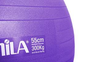 Μπάλα Γυμναστικής AMILA GYMBALL 55cm Μωβ