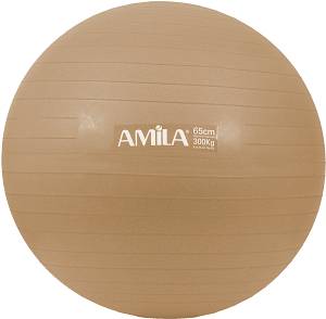 Μπάλα Γυμναστικής AMILA GYMBALL 65cm Χρυσή