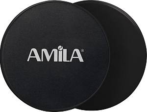 Δίσκοι Ολίσθησης Amila Gliding Pads Μαύρα