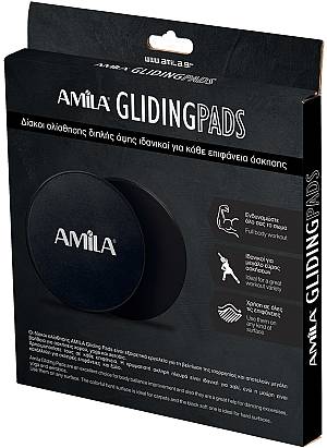 Δίσκοι Ολίσθησης Amila Gliding Pads Μαύρα