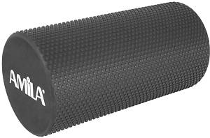 Foam Roller Pro Φ15x30cm Μαύρο