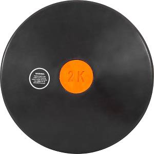 Δίσκος από Μαύρο Λάστιχο 2kg