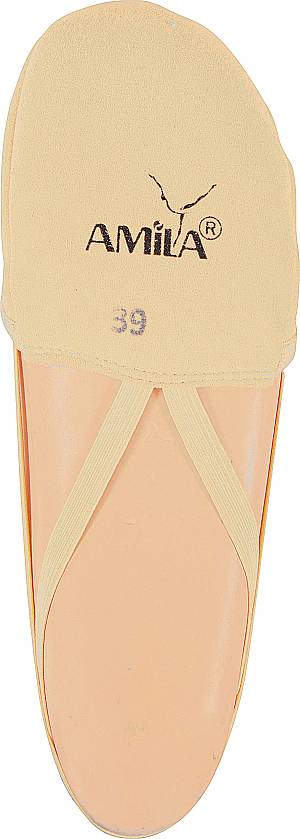 Παπούτσια Ρυθμικής Γυμναστικής Μύτης Microfiber Tan, Νο36