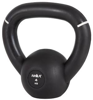 AMILA Kettlebell Original Rubber 4Kg