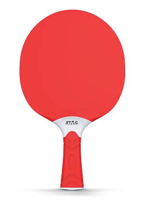 Ρακέτα Ping Pong Εξωτερικού Χώρου STAG Halo Κόκκινη