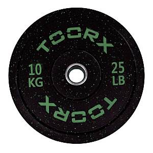 Ολυμπιακός Δίσκος Bumper Crumb 10kg 45cm Toorx