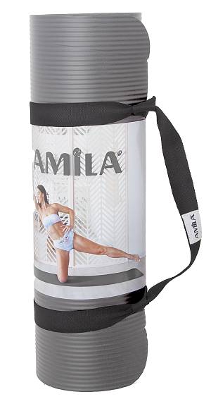 Στρώμα Γυμναστικής NBR 15mm 90Kg 183cm Γκρι