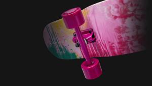 DANCEBOARD/SKATEBOARD WILD ROSE 45.5  by Aztron®
