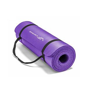Viking NBR Mat with Hangers-Στρώμα Γυμναστικής με κρίκους 1.5cm Μωβ C-3016