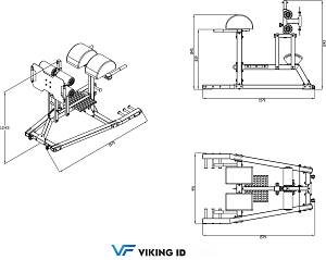 Viking RC-4 Πάγκος Ραχιαίων GHD